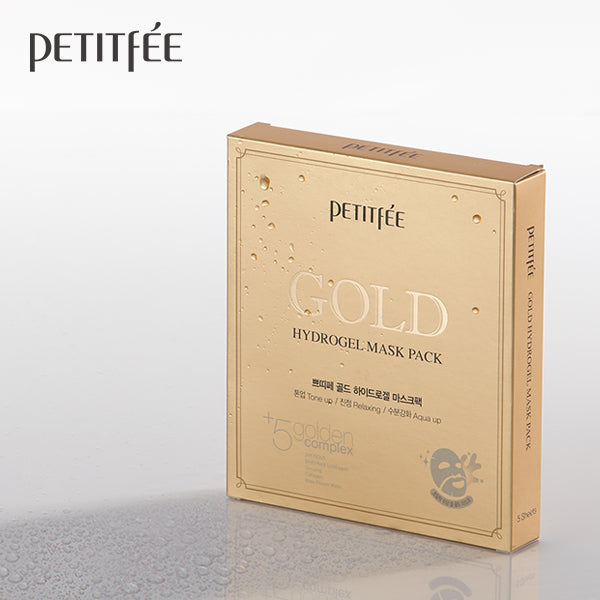 
                  
                    Load image into Gallery viewer, Petitfee Gold Face Mask - Pack of 5
                  
                