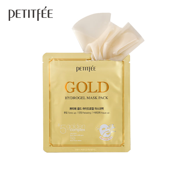 
                  
                    Load image into Gallery viewer, PETITFEE GOLD MASK PACK (PACK OF 5)
                  
                